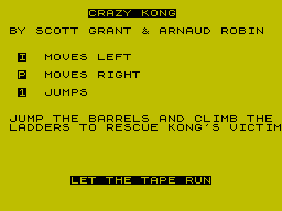 Crazy Kong — sstitle (WOR)