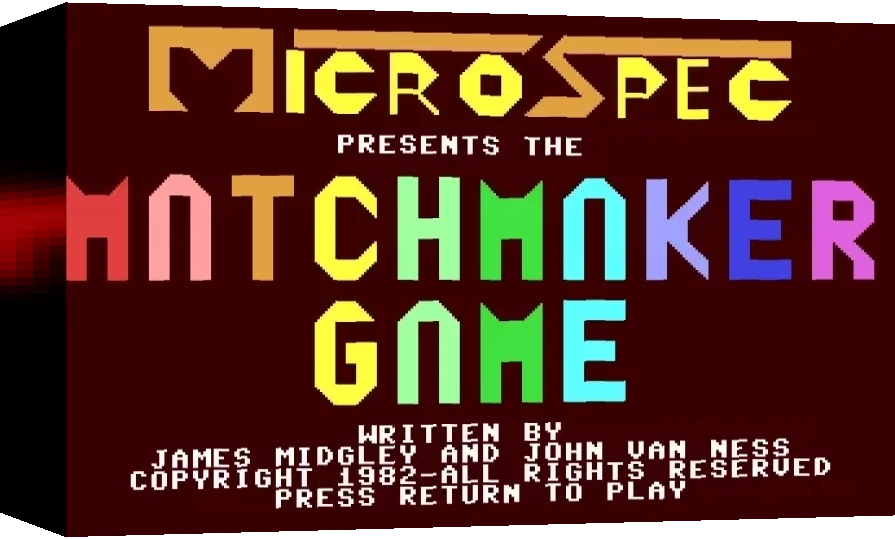 Matchmaker Game — box-3D (WOR)