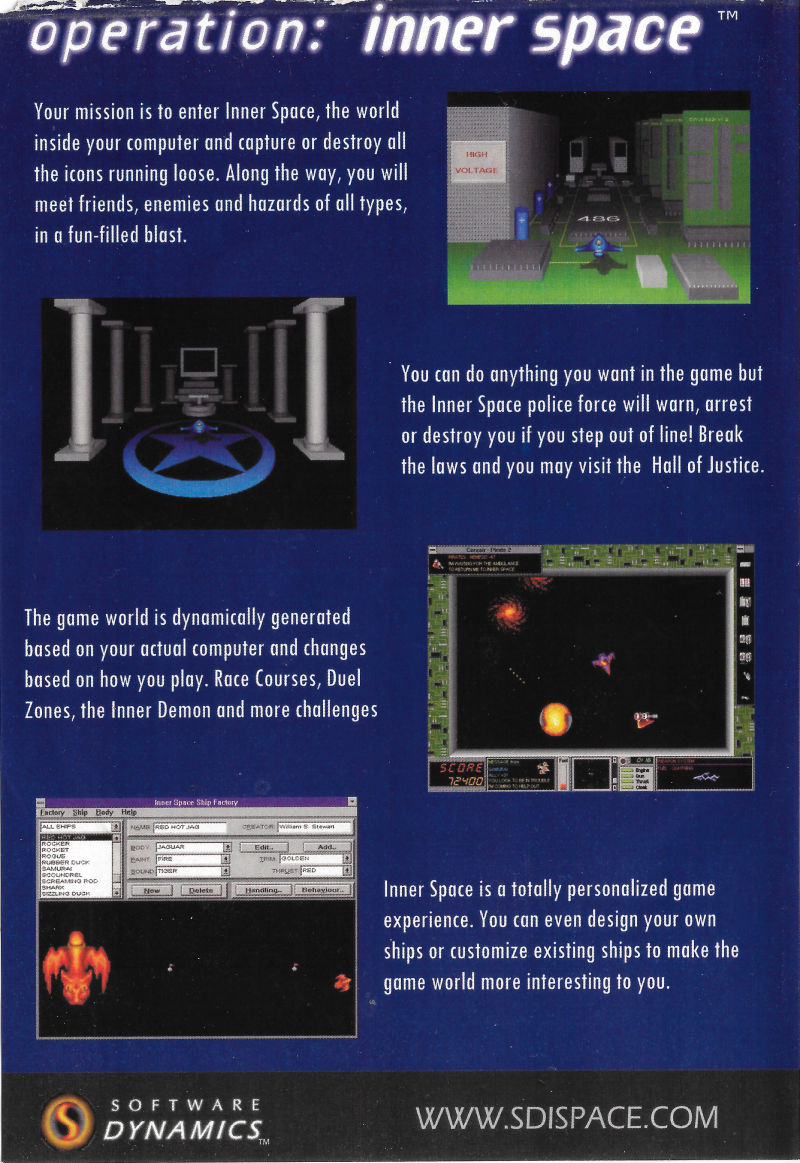 Operation: Inner Space — box-2D-back (WOR)