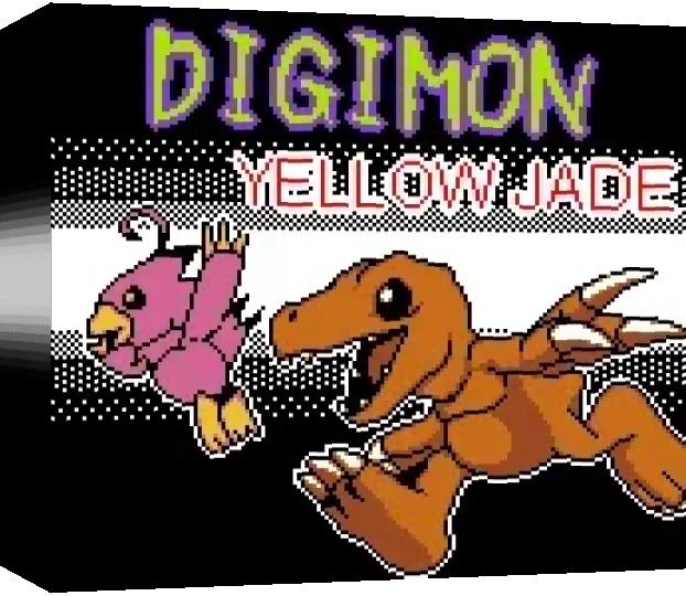 Digimon - Yellow Jade — box-3D (US)