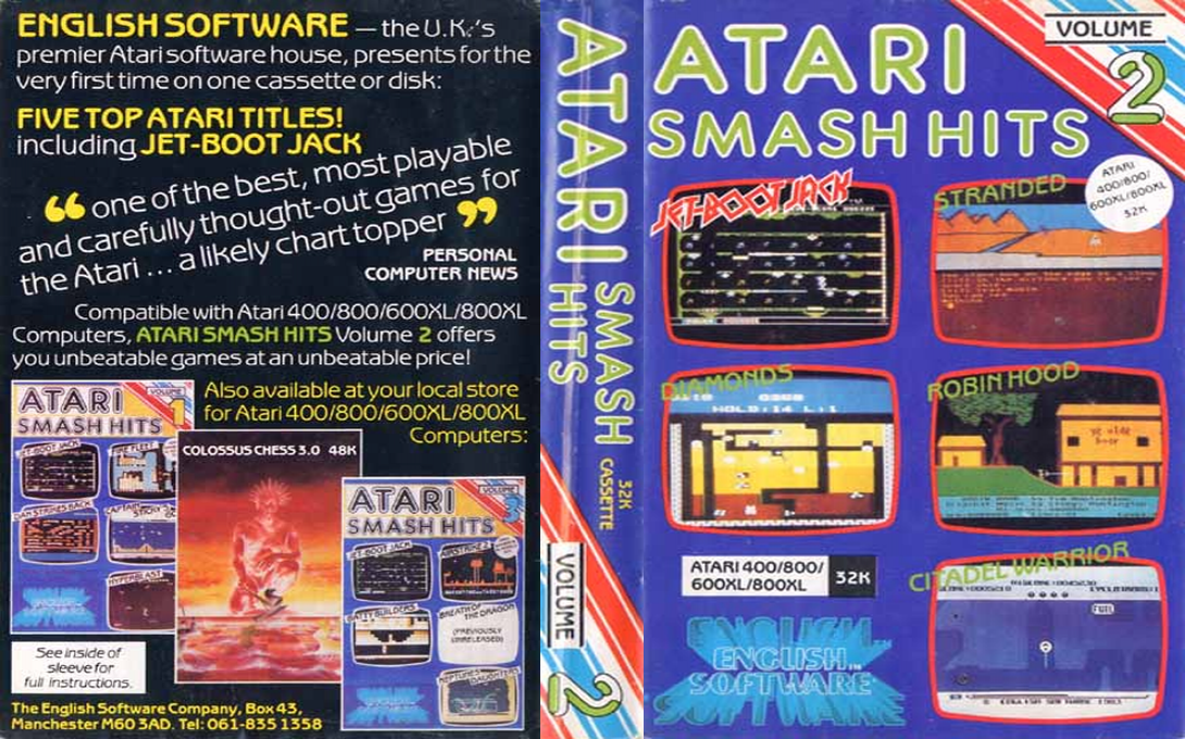 Atari Smash Hits - Volume 2 — box-texture (EU)