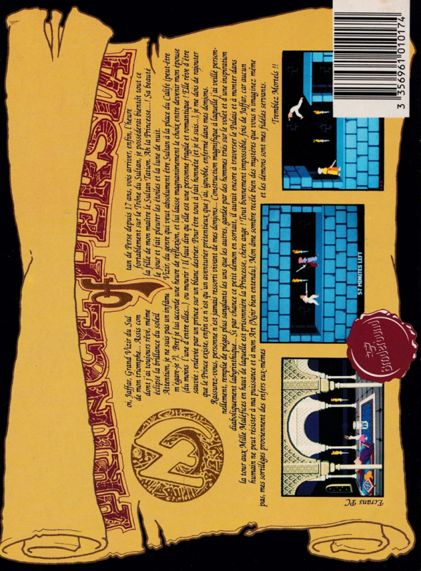 Prince Of Persia — box-2D-back (FR)