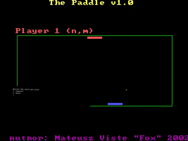 The Paddle — mixrbv2 (WOR)