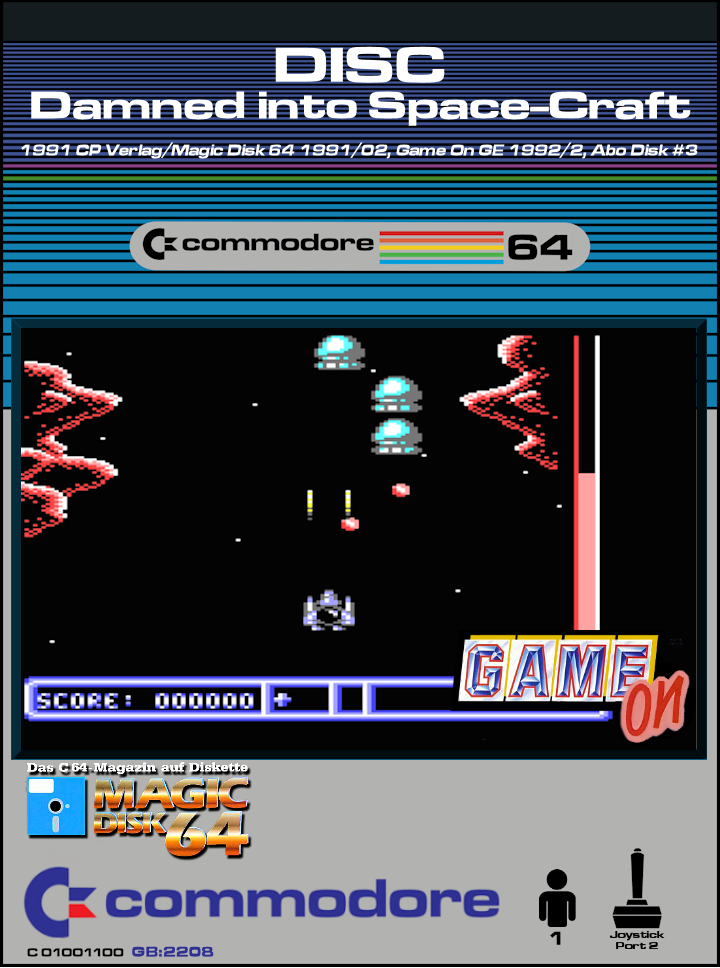 DISC : Damned into Space-Craft box art