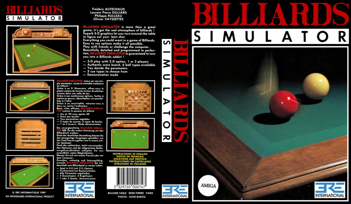 Billiards Simulator — box-texture (EU)