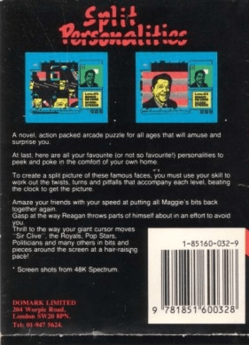 Split Personalities — box-2D-back (EU)