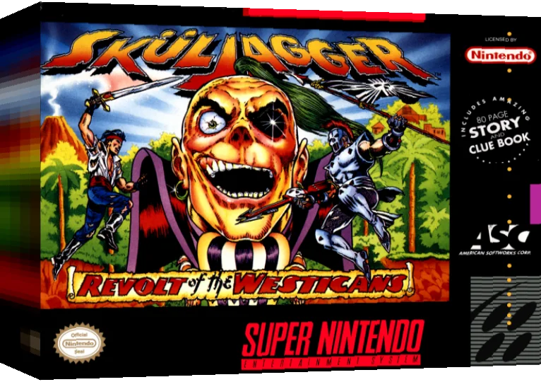 Skuljagger - Revolt of the Westicans — box-3D (US)