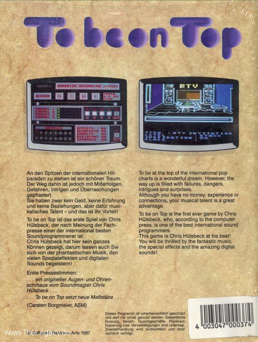 To be on Top — box-2D-back (WOR)