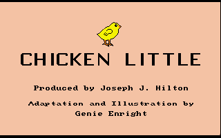 Robot Reader - Chicken Little — sstitle (WOR)