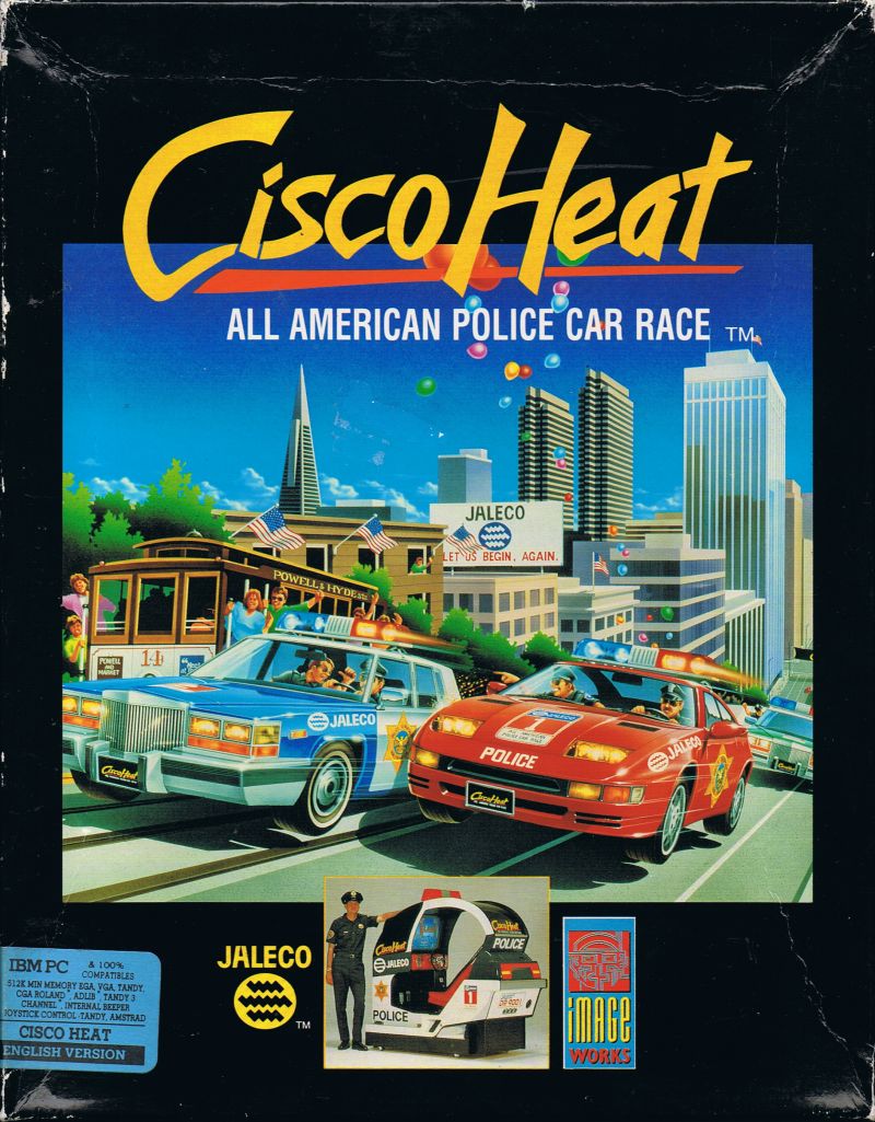 Cisco Heat - All American Police Car Race — box-2D (UK)