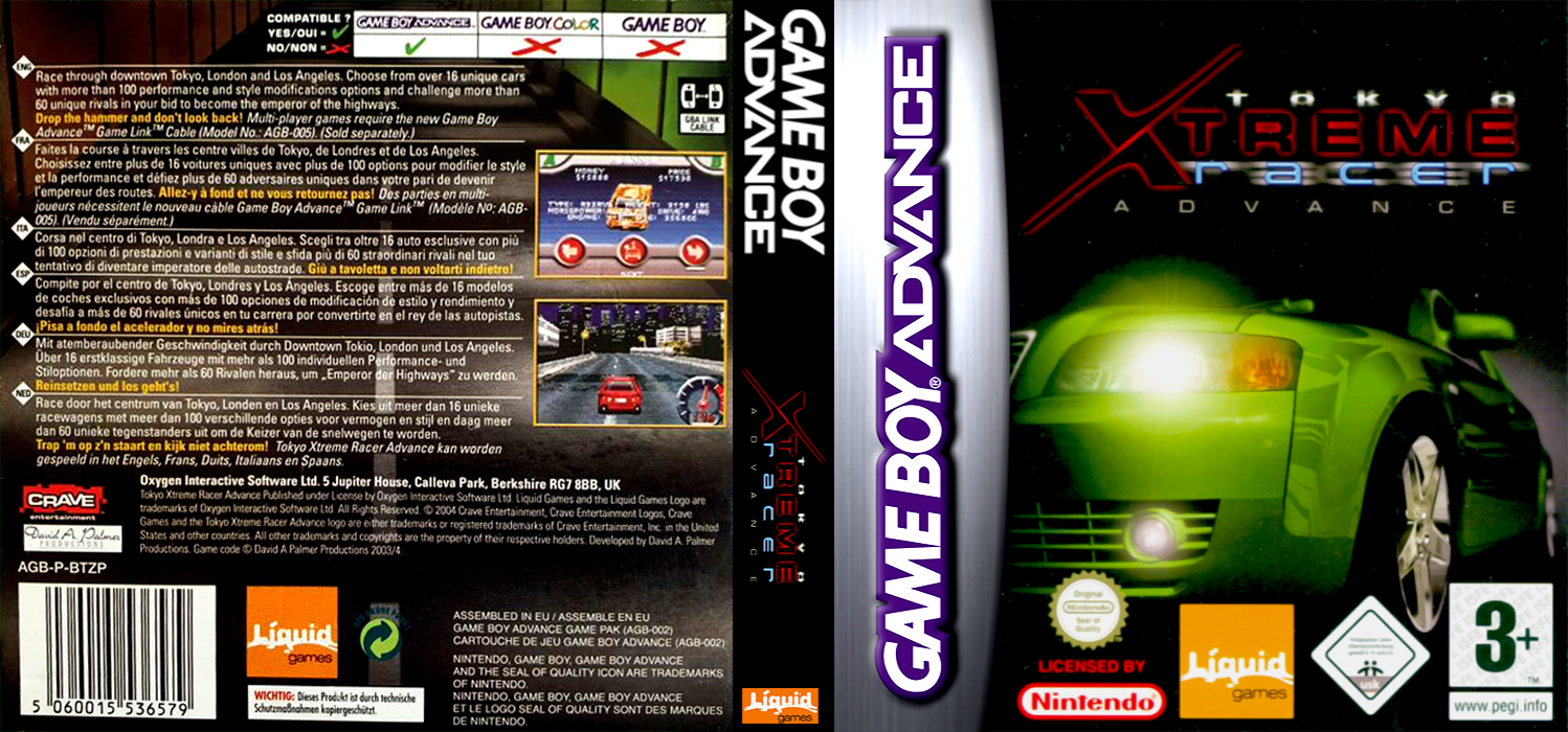 Tokyo Xtreme Racer Advance — box-texture (EU)