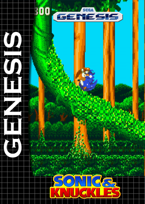 Sonic And Knuckles — box-2D (SS)