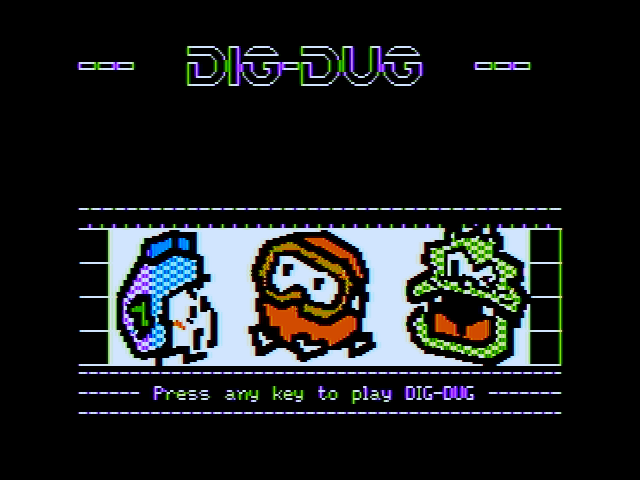 Dig Dug — sstitle (WOR)