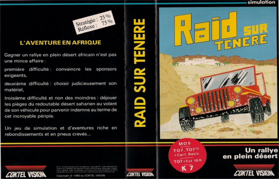 Raid Sur Tenere — box-texture (WOR)