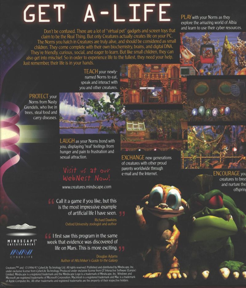 Creatures — box-2D-back (US)