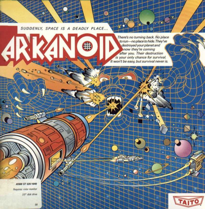 Arkanoid box art