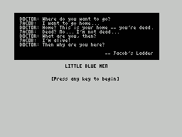 ZxZvm - Little Blue Men - An Interactive Object Lesson — sstitle (WOR)