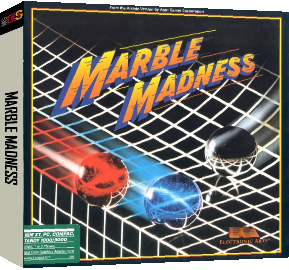 Marble Madness — box-3D (US)
