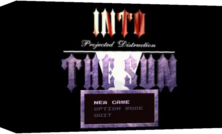 Into The Sun : Projected Distruction — box-3D (WOR)
