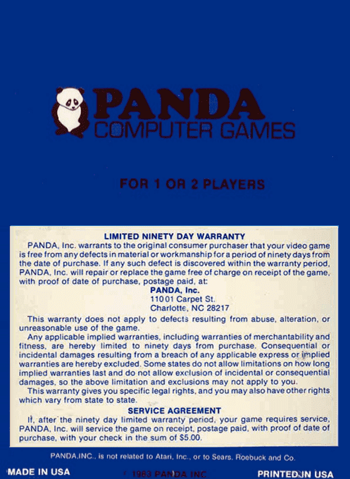 Harbor Escape — box-2D-back (US)