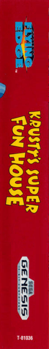 Krusty's Super Fun House — box-2D-side (US)