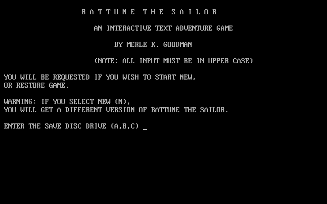 Battune the Sailor box art