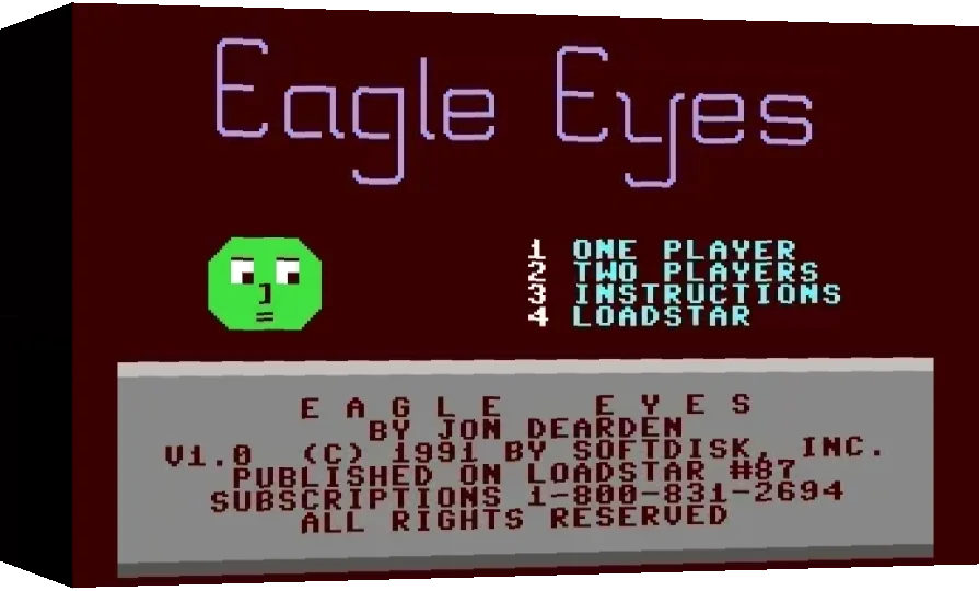 Eagle Eyes — box-3D (WOR)