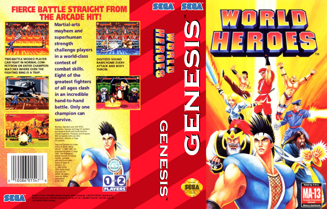 World Heroes — box-texture (US)