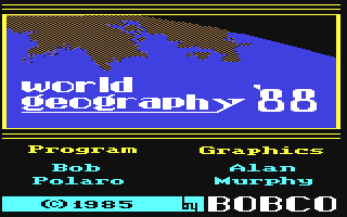 World Geography '88 — sstitle (WOR)