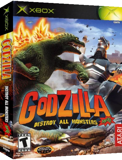 Godzilla - Destroy All Monsters Melee — box-3D (US)