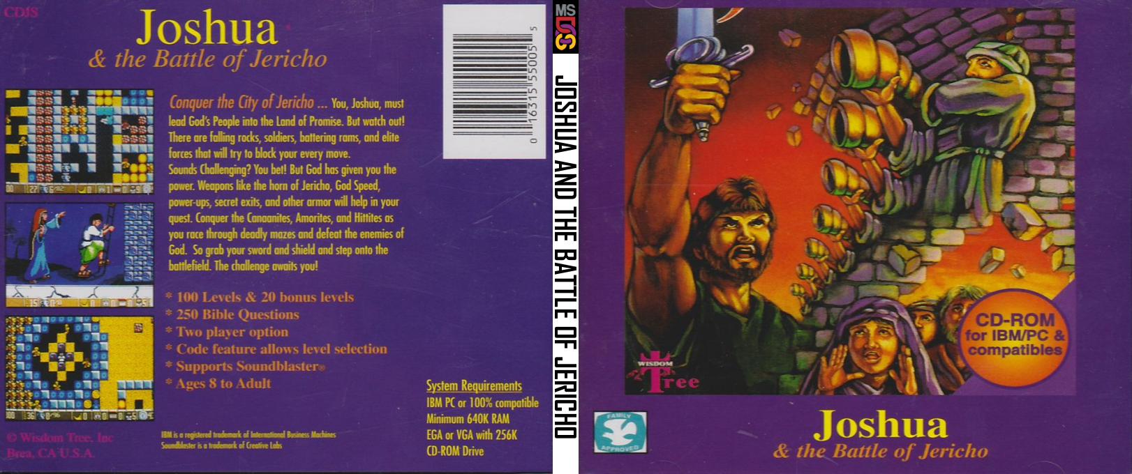 Joshua And The Battle Of Jericho — box-texture (CUS)