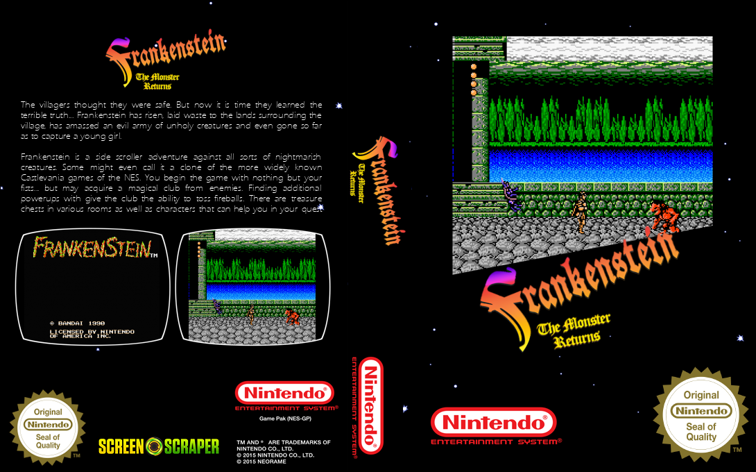 Frankenstein - The Monster Returns — box-texture (SS)