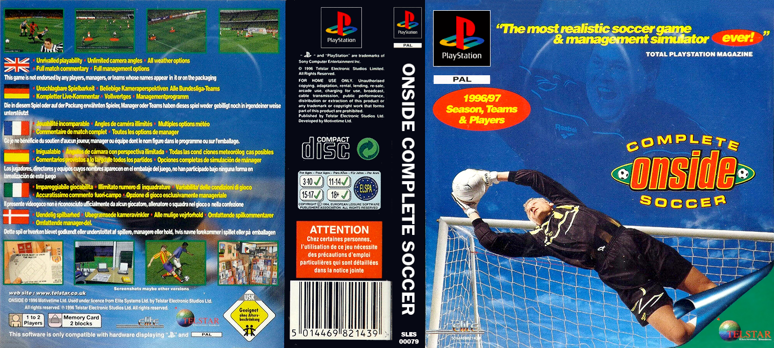 Complete Soccer Onside — box-texture (EU)