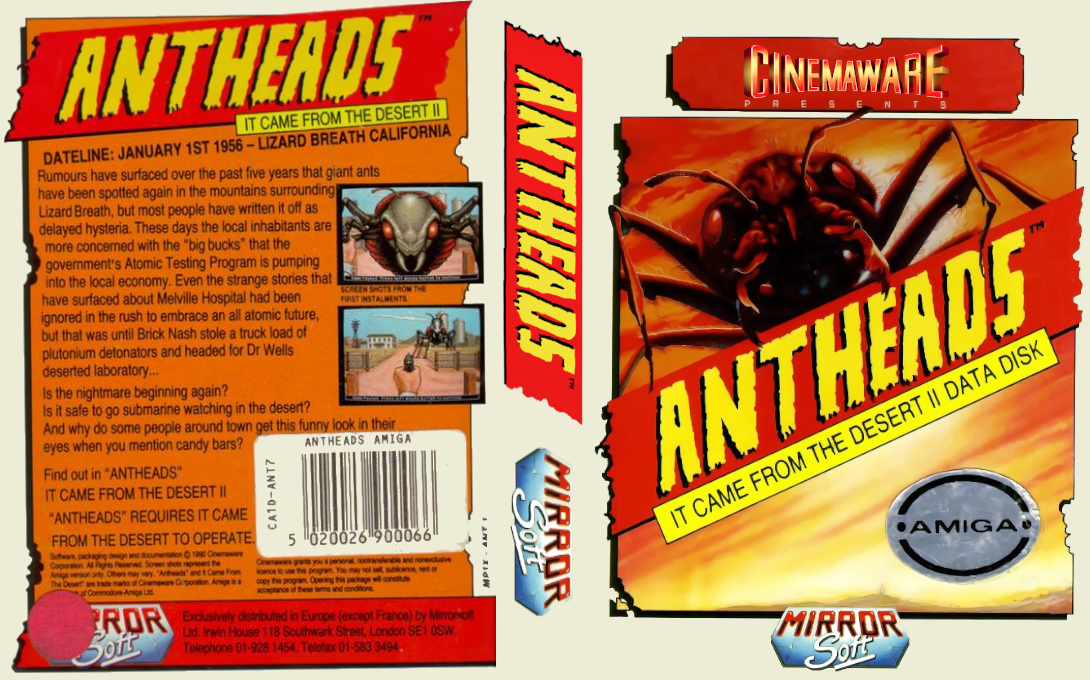 Antheads - It Came from the Desert II Data Disk — box-texture (EU)