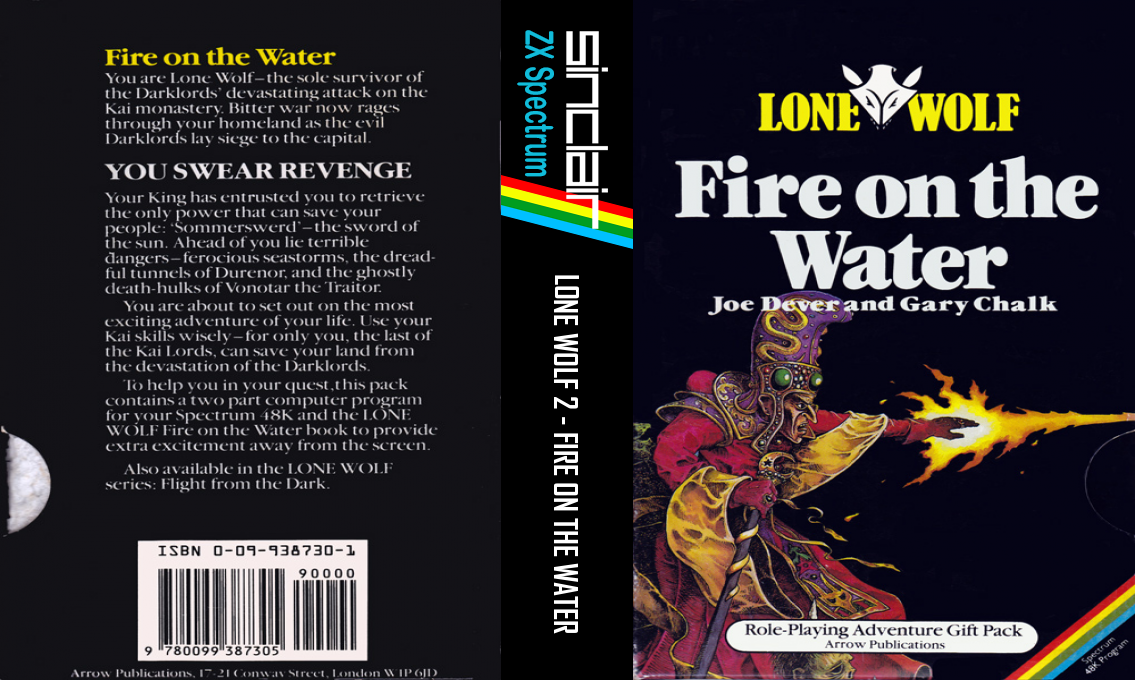 Lone Wolf II - Fire on the Water — box-texture (EU)