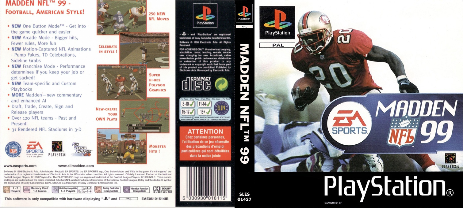 Madden Nfl 99 — box-texture (EU)