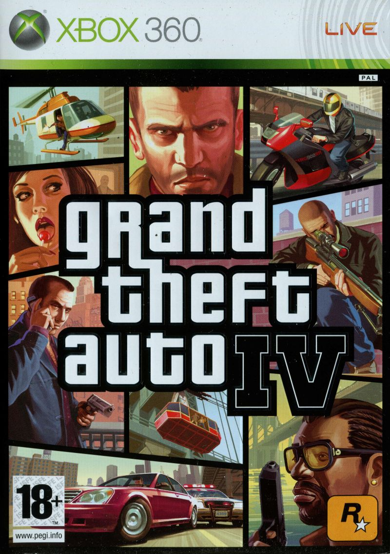 Grand Theft Auto IV — box-2D (UK)