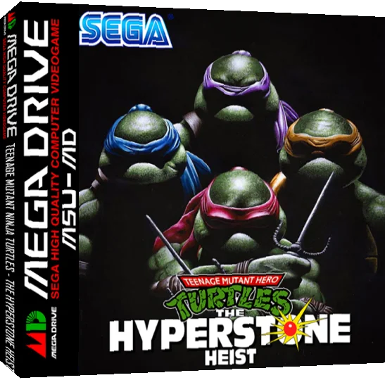 Teenage Mutant Ninja Turtles : The Hyperstone Heist — box-3D (WOR)
