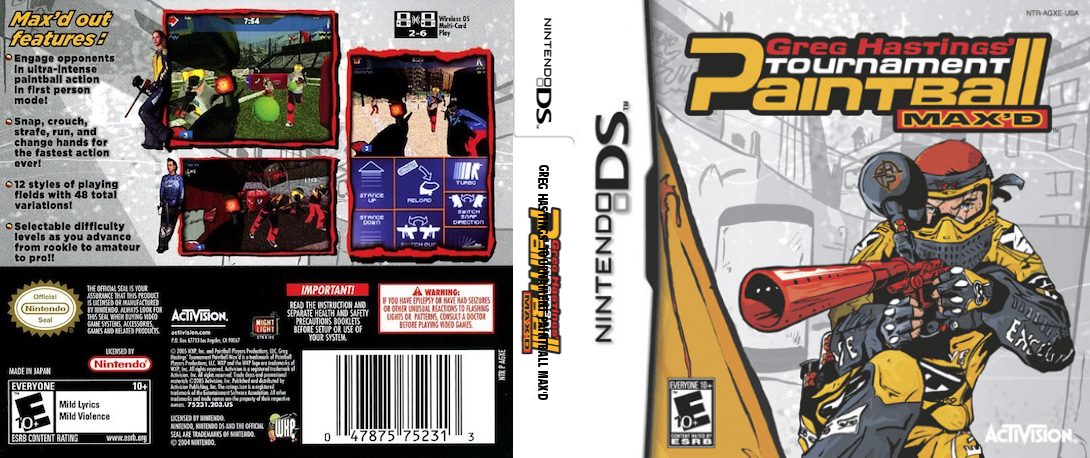 Greg Hastings' Tournament Paintball Max'd — box-texture (US)