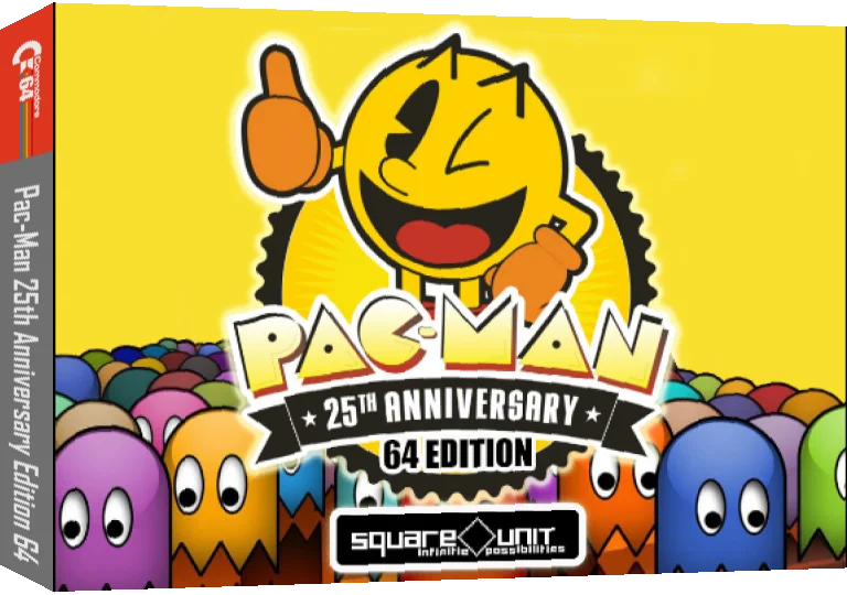 Pac-Man 25th Anniversary Edition 64 — box-3D (WOR)