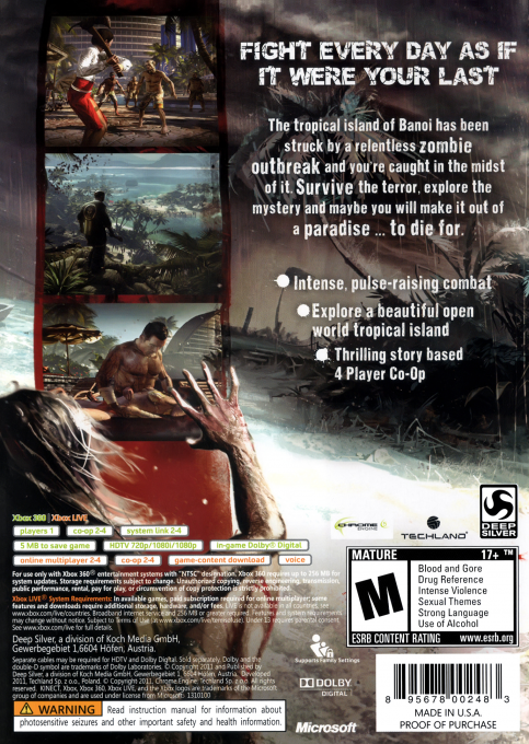 Dead Island — box-2D-back (US)