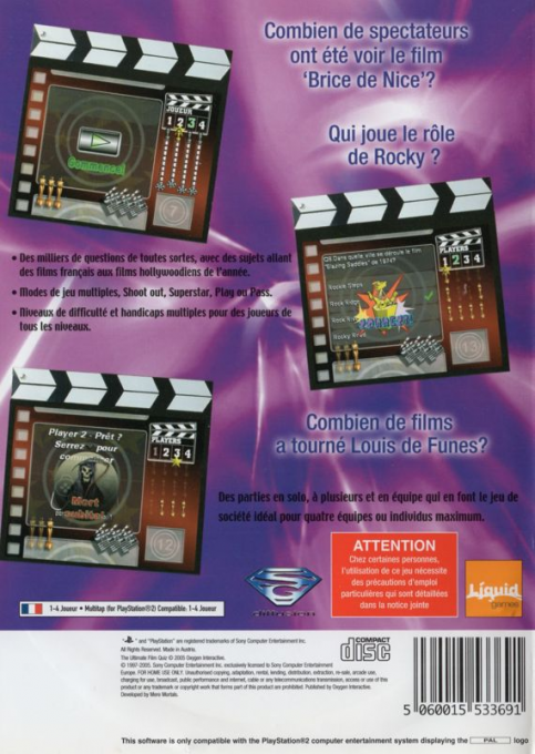 Ultimate Film Quiz, The — box-2D-back (FR)