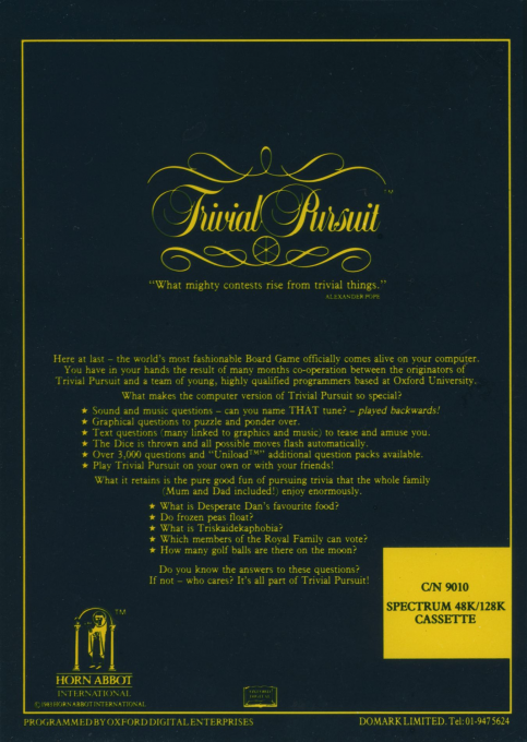 Trivial Pursuit - Genus Edition — box-2D-back (EU)