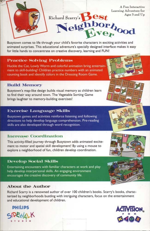 Richard Scarry's Best Neighborhood Disc Ever! — box-2D-back (US)