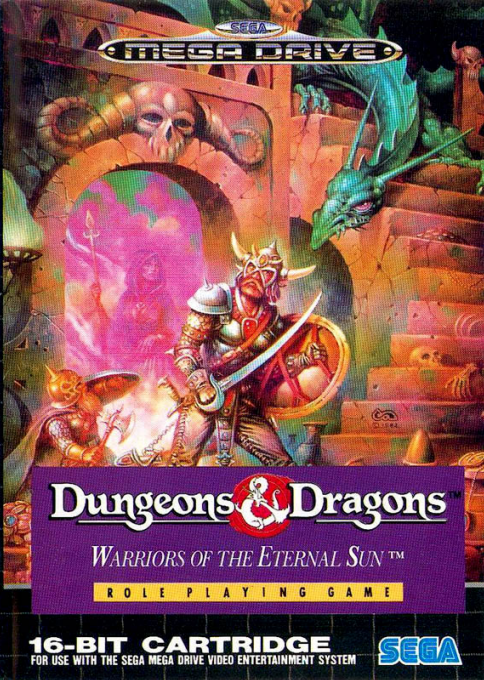 Dungeons And Dragons - Warriors Of The Eternal Sun — box-2D (EU)