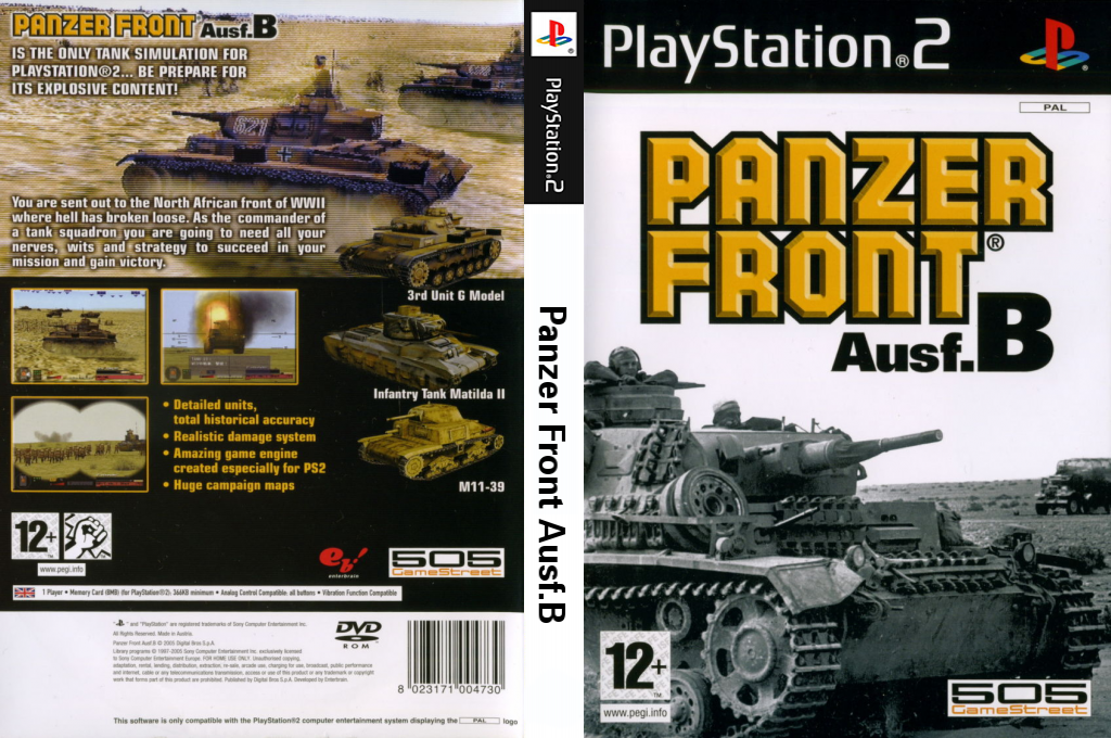 Panzer Front Ausf.b — box-texture (EU)