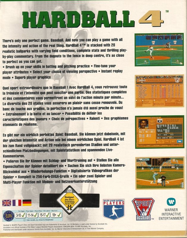 Hardball 4 — box-2D-back (EU)