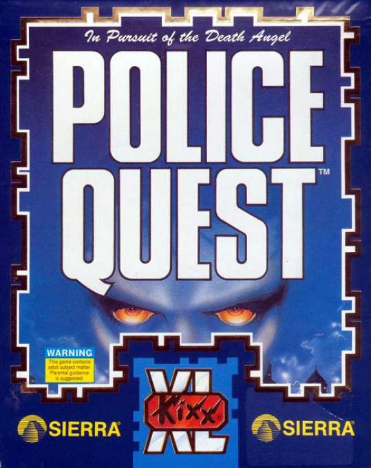 Police Quest - In Pursuit of the Death Angel — box-2D (EU)