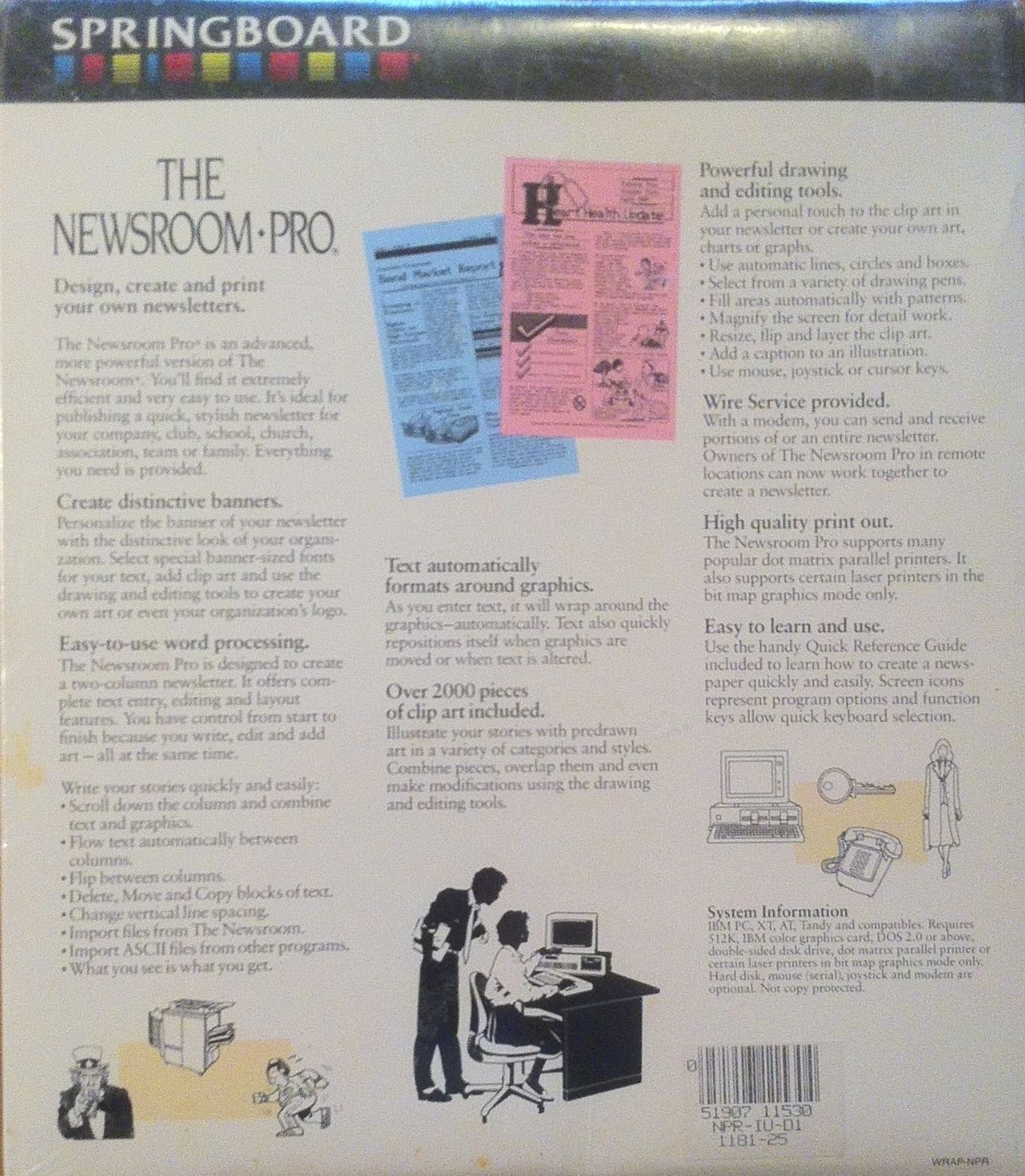 The Newsroom Pro — box-2D-back (WOR)