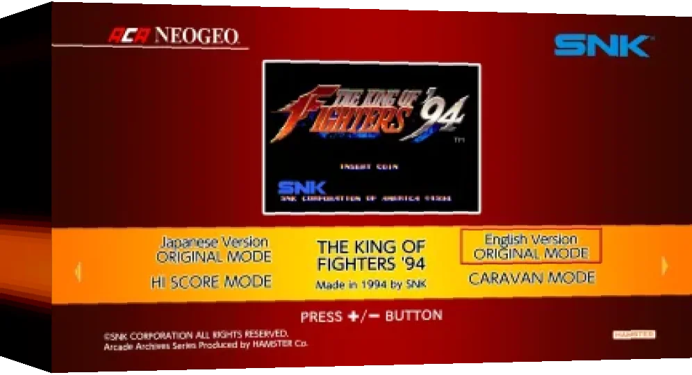 Aca Neogeo The King Of Fighters '94 — box-3D (WOR)